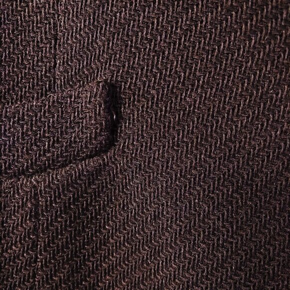 Dana Buchman Chocolate Brown 100% Woven Wool Blazer Sz 4๐๐โค๏ธ Host Pick โค๏ธ๐๐ - Picture 5 of 8